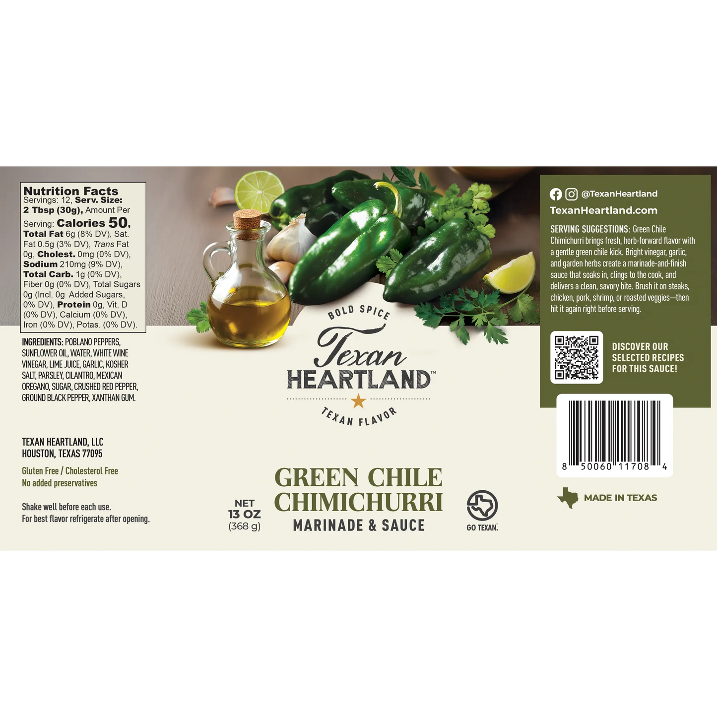 Green Chile Chimichurri Marinade & Sauce