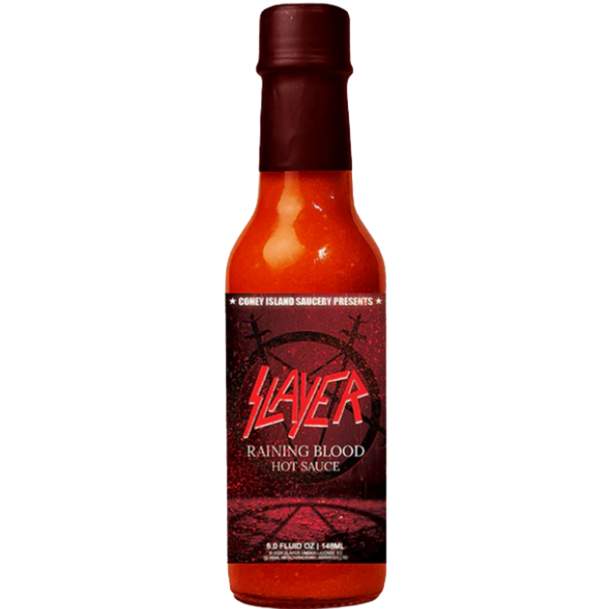 Slayer Raining Blood Ghost Pepper Hot Sauce 5oz