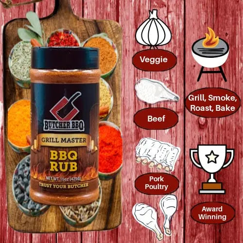 BBQ Rub: For Beef, Pork, Chicken & Vegetables
