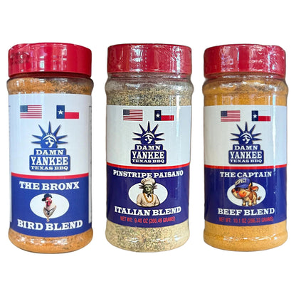 Damn Yankee Texas BBQ 3 Rub Gift Set
