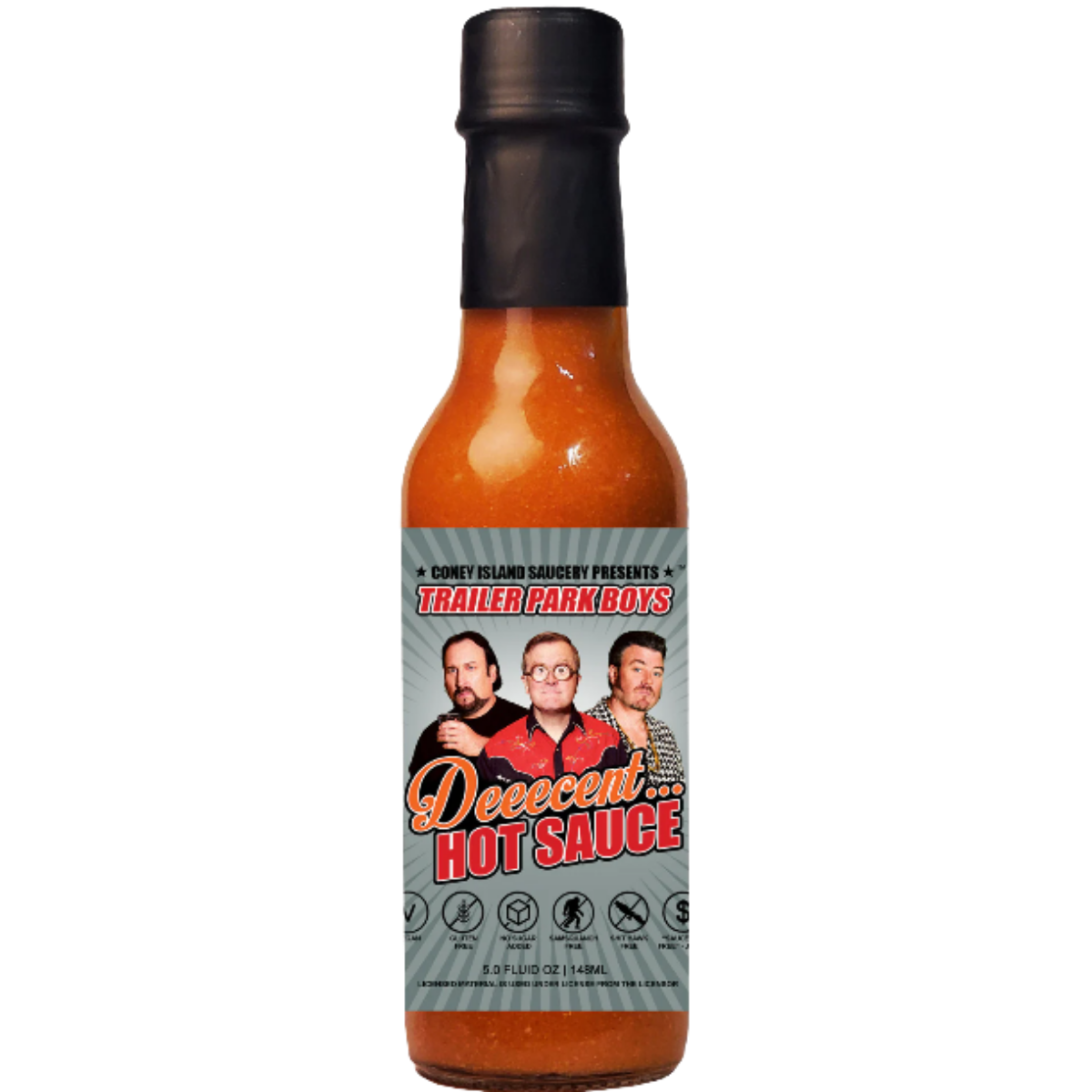 Trailer Park Boys Deeecent Hot Sauce – Louisiana Garlic 5oz