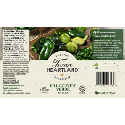 Hill Country Verde Hot Sauce