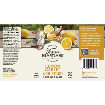 Lemon, Garlic & Mustard Marinade & Sauce