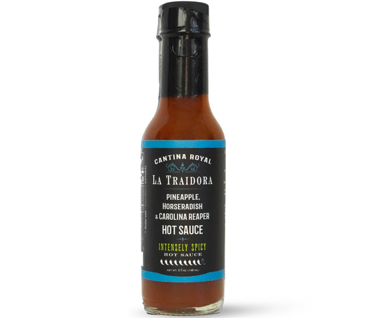 La Traidora Hot Sauce | Pineapple, Horseradish & Carolina Reaper | Very Hot