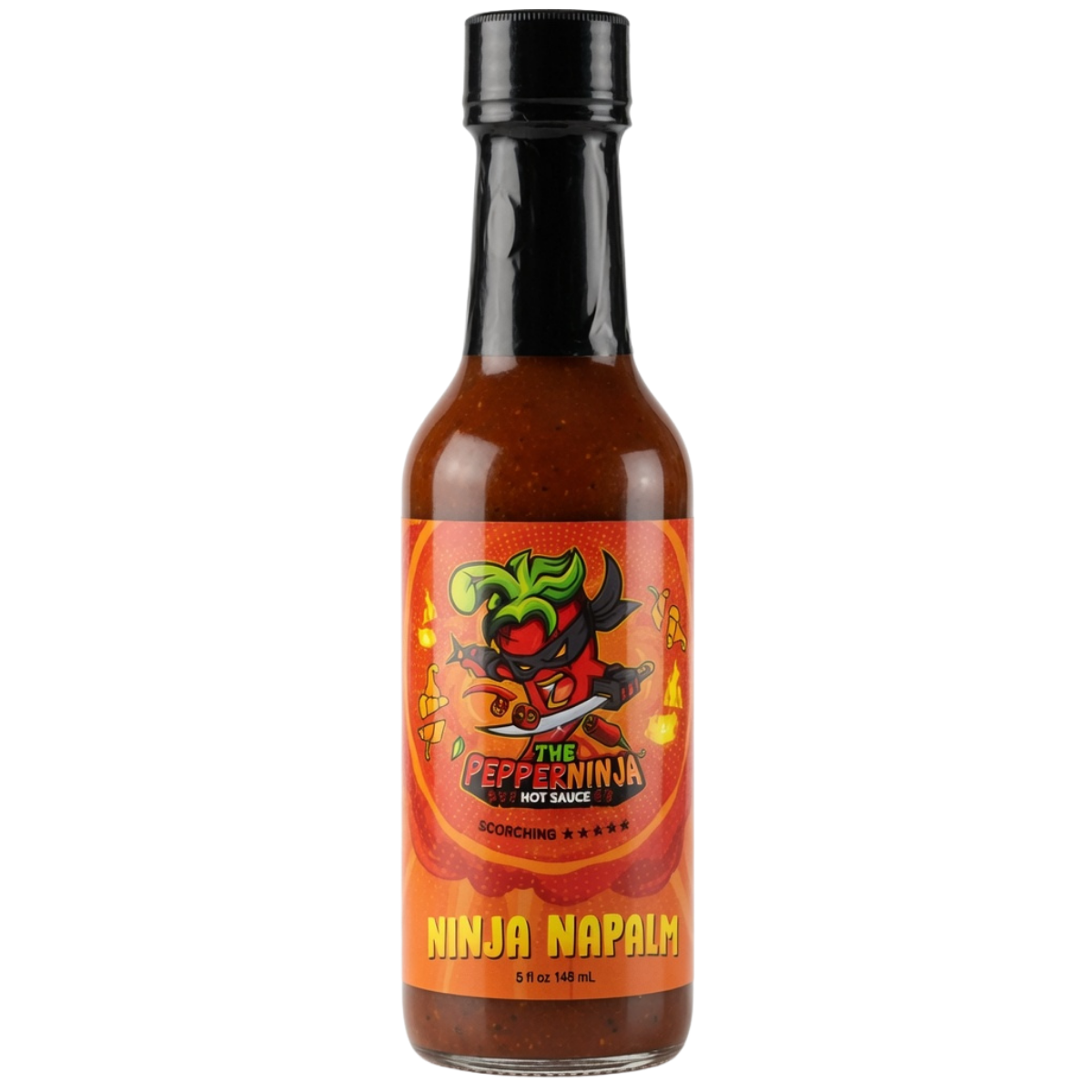 Ninja Napalm Hot Sauce | Featured on Hot Ones Season 25