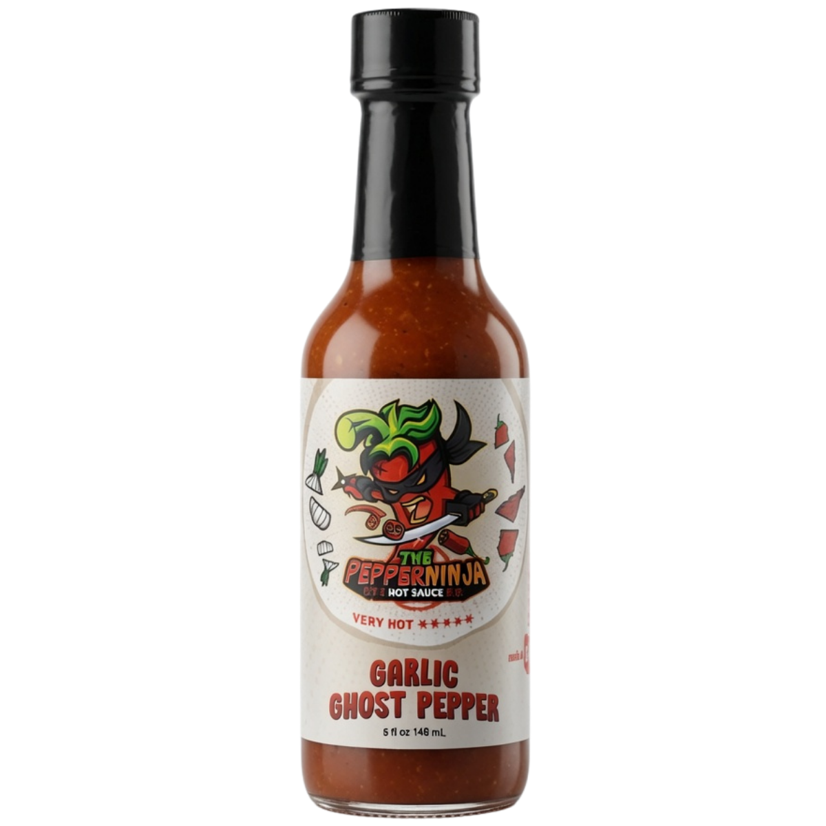 Garlic Ghost Pepper Hot Sauce