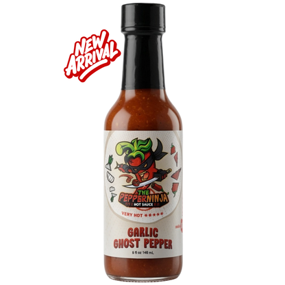 Garlic Ghost Pepper Hot Sauce
